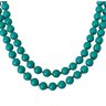 Turquoise Colored Beads  Necklace