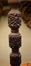 PAKISTAN - MCM Elaborately Carved Hand Carved Wooden Lamp - MCM