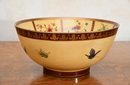 Large Floral Butterfly Bowl