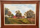 Farm Landscape Canvas Painting Isobel B. Boyd