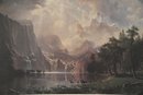 Albert Bierstadt (1830-1902) Sierra Nevada In California Oil Replica