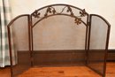 Wrought Leaf Fireplace Screen