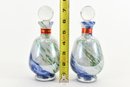 Murano Glass Decanters With Stoppers
