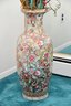 Large Chinese Export Rose Medallion Floor Porcelain Vase