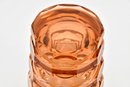 Peach Glass Vase