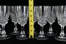 10 Exquisite Cristal D'Arques Stemmed  Water Goblets