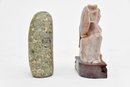 Two Polished Stone Figurines