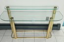 Two-Tier Console Table By Leon Rosen For Pace Collection