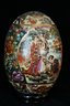 Chinese Famille Rose, Jingdezhen Porcelain Egg  On Stand
