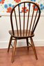 Oak Table With 4 Spindle Back Chairs