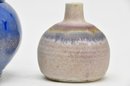 Drip Glaze Trio Lidded Jars & Vase