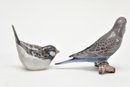 Pair Of Royal Copenhagen Bird Figurines