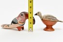 Pair Of Clay Birds Including Toucan
