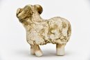 Stone Carved Sheep Figurine