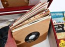 Record Collection 45s With Case