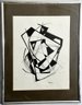 Black And White Abstract Signed Manobianco