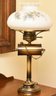 Vintage Oil Rubbed Brass Hurricane Lamp