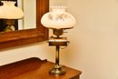 Vintage Oil Rubbed Brass Hurricane Lamp