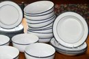 Dansk Blue & White Dish Set 69 Pieces Total