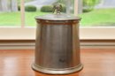 Pewter Ice Bucket Pitcher With Eagle Finial