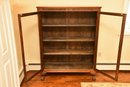 Vintage Ball And Clawfoot Glass Door Book Case