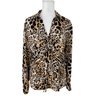 Russell Kemp NY Leopard Blouse Size Large