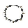 Beautiful Glass & Gold-tone Bead Necklace