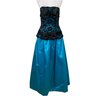 Victoria Royal LTD Black Lace & Turquoise Gown