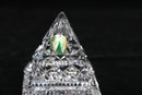 Waterford Crystal Pyramid Paperweight With Box