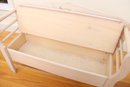 Pine Mud Room Bench With Storage