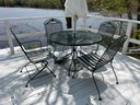 Outdoor Table Chairs And Umbrella Set 2