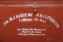 Antique Painted Shop Trunk From Paris