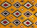 Moroccan Artisanat Flatweave Rug Orange, Red, Black, White