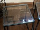 Square Glass Side Tables