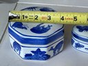 Blue And White Porcelain Covered Dishes
