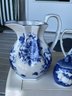 Three Piece Blue & White Porcelain Set