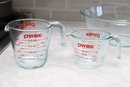 Pyrex Mixing Bowls And Measuring Cups