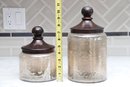 Covered Canister Pair