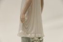 Nao Porcelain Sculpture Girl With Umbrella