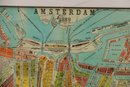 Map Of Amsterdam Framed