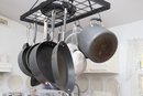Pots And Pans With Hanging Rack