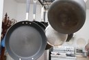 Pots And Pans With Hanging Rack