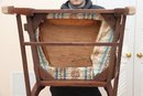 Vintage Carved Back Arm Chair