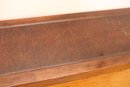 Baker Furniture Hollywood Regency Oak And Burl Wood Console Table