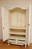 Antique Hand Painted Armoire Cabinet