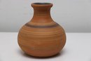 Clay Vase And Lidded Box