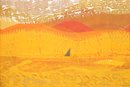 Framed Desert Painting