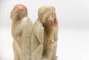 Soapstone Three Wise Monkeys Figurine