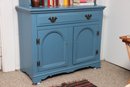 Hand Painted Hutch Cabinet