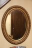 Gold Gilt La Barge Oval Wall Mirror